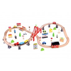 Wooden Train Set - 70 pieces Wooden Train Set - 70 pieces